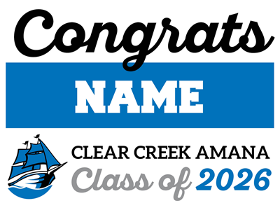 Graduation Sign-CCA 1