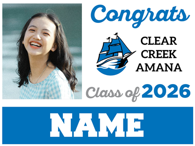 Graduation Sign-CCA 3